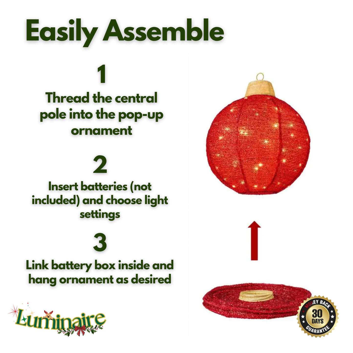 Luminaire Christmas Ornaments